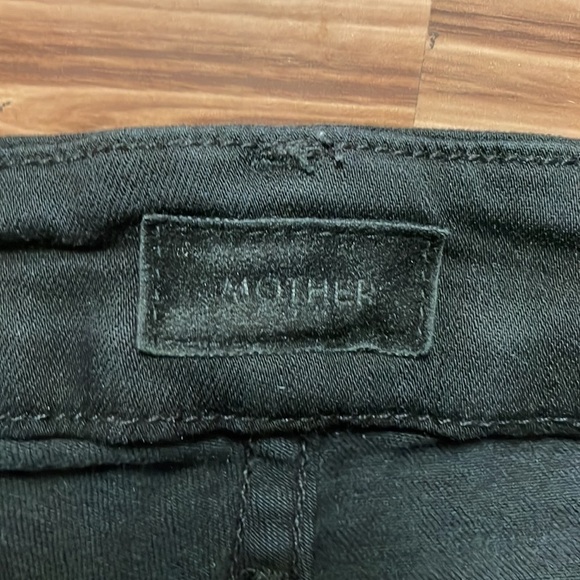 Mother High Waisted Looker Ankle Fray Jeans Size 27 - Picture 4 of 10